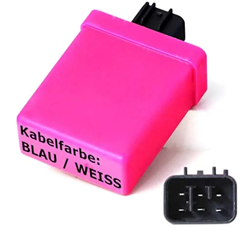 Area1 Tuning CDI Zündeinheit offen ungedrosselt für 50ccm 2 Takt Motoren ab 2003. Kompatibel mit Aerox, Jog Neos Why BWS Pepe Nitro Ovetto Booster Stunt Flipper