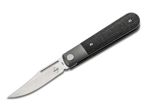Böker Plus Modern Barlow Einhandmesser - Taschenmesser mit Hosenclip, leicht und handlich (52 g), ideal für den Alltag und Outdoor-Aktivitäten.