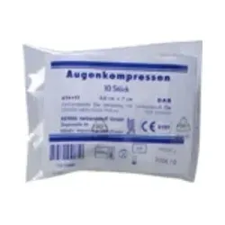 AUGENKOMPRESSEN 5,8x7 cm steril 10 St