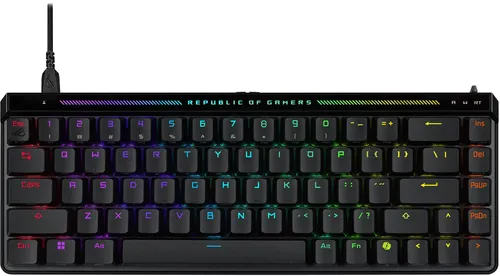ASUS ROG FALCHION ACE HFX - Mechanische Gaming-Tastatur - Tablet-Tastaturen mit ROG HFX-Schaltern, dynamischer Hintergrundbeleuchtung und programmierbaren Makrotasten für ein optimales Gaming-Erlebnis.