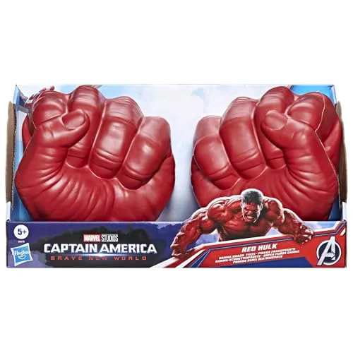 Avengers Gamma Fists Captain America Brave New World - Spielfiguren: Interaktive Gamma Fäuste für actionreiche Abenteuer und kreatives Spielen mit Captain America.