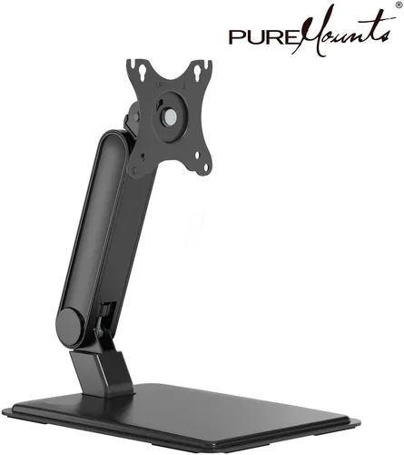 PM-OFFICE-ST-20 - Höhenverstellbarer Monitor Standfuß für 17''-32'' - Monitorhalterung für 17-32 Zoll Displays, geräuschlos höhenverstellbar und ideal für kreative Arbeiten mit Stylus-Stift. Stabil und ergonomisch für optimale Sicht und Flexibilität.