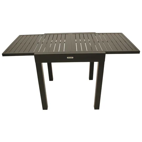 Balkontisch ausziehbar 70/140x70 cm Aluminium Gartentisch Ausziehtisch Terrasse