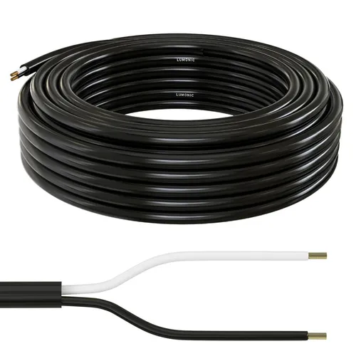 10m FLRYY Fahrzeugleitung 2x1mm² rund Kabel KFZ Anhängerkabel Niedervolt