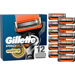 Gillette ProGlide Power Rasierklingen für Rasierer, 12 Ersatzklingen für Nassrasierer Herren mit 5-fach Klinge