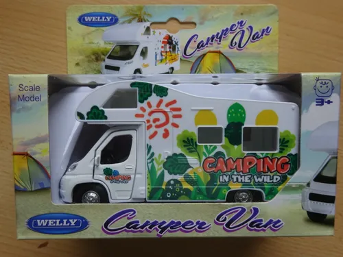 Wohnmobil Reisemobil Camping Campingmobil ca. 12cm  Modelauto