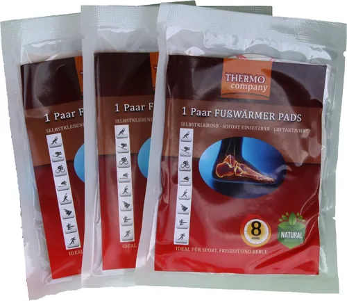THERMO company Fußwärmer Pads – Selbstklebende Wärmepads für bis zu 8 Stunden Wärme