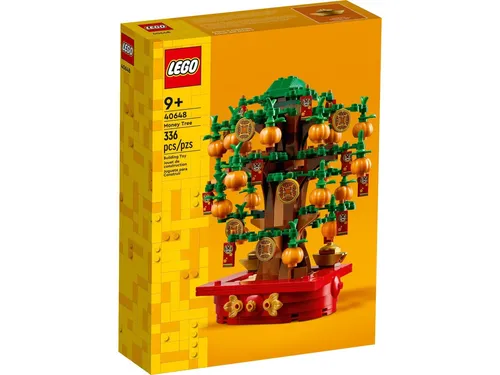 LEGO ICONS Glückskastanie 40648 - Spielzeug für kreative Kinder ab 9 Jahren, feiere das Mondneujahrsfest mit der detailreichen LEGO Glückskastanie, die Wohlstand und Glück symbolisiert.