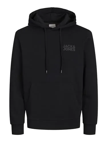 JACK & JONES JJECORP Logo Sweat Hood NOOS - Kapuzenpullover für Herren mit Kängurutasche und bequemer Futterkapuze – ideal für lässige Looks und gemütliche Tage.