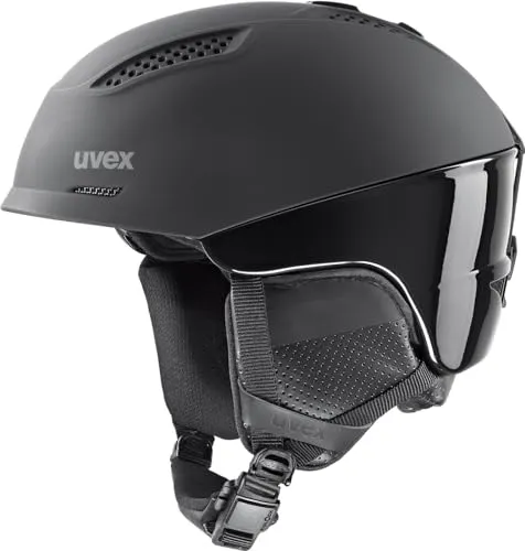 Uvex Unisex Skihelm, Kunststoff, Black Mat, 55-59 cm