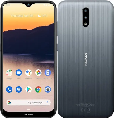Nokia 2.3 Dual-SIM 32 GB schwarz (Sehr Gut) - Einsteiger-Smartphone mit 6,2 Zoll Display, Dual-Kamera und 4000 mAh Akku für lange Laufzeiten – ideal für alltägliche Anwendungen.