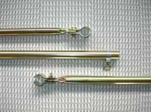 Stahl Schellenstange 22 mm / 75 - 120 cm