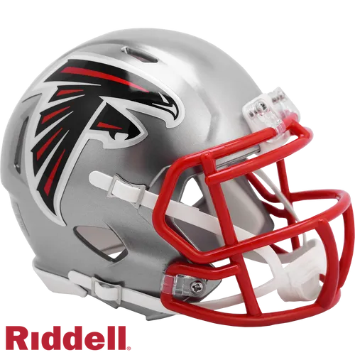NFL Atlanta Falcons Flash Mini Helm Speed Riddell - Fanartikel, detailgetreuer Mini Helm im Flash Design, perfekt für Sammler und Fans der Atlanta Falcons.