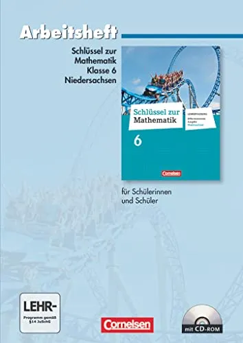 Schlüssel zur Mathematik - Differenzierende Ausgabe Niedersachsen - 6. Schuljahr: Arbeitsheft mit eingelegten Lösungen und CD-ROM