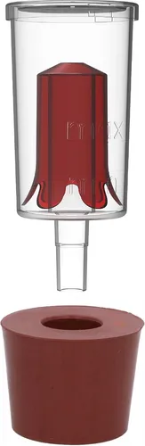 Gärspund +Stopfen Gärverschluss Gummistopfen Stopfen Konisch Stecker Stöpsel 55/48mm Stopfen + Gärrohr