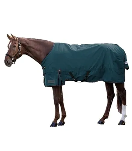 Waldhausen Outdoordecke Arctic High Neck 100 g - Petrolblau, 125 cm - Reit- & Pferdebedarf: Wasserdichte und atmungsaktive Outdoordecke mit antibakteriellem Innenfutter und doppelten T-Frontverschlüssen für optimalen Komfort.