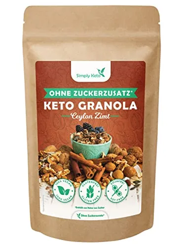 Simply Keto Knusper Granola Zimt
