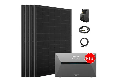 Powerness® Balkonkraftwerk mit Speicher und Anker SOLIX Solarbank 3 Pro - Hochwertiges Solarenergie-Kit mit 2000W Leistung. Bifaziale Solarmodule für höheren Ertrag und intelligentes Energiemanagement mit Anker Smart Meter. Ideal für maximale Autarkie.