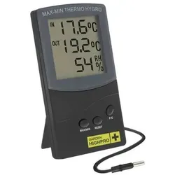 HYGROTHERMO MEDIUM | Thermometer-Hygrometer | 2 Messpunkte | digital | Garden Highpro