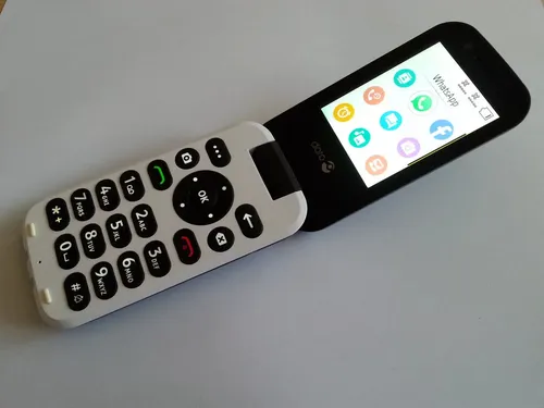 Doro 7030 Schwarz Falt-Smartphone
