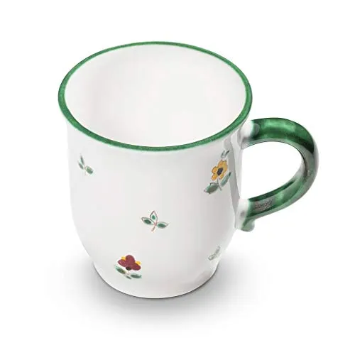 GMUNDNER KERAMIK Schokotasse Füllmenge : 0.3 Liter Streublume Geschirr, handgemacht in Österreich