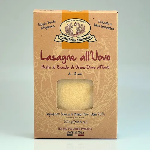 Lasagne 250 g Pasta all'uovo Eiernudeln im Karton - Rustichella d'Abruzzo