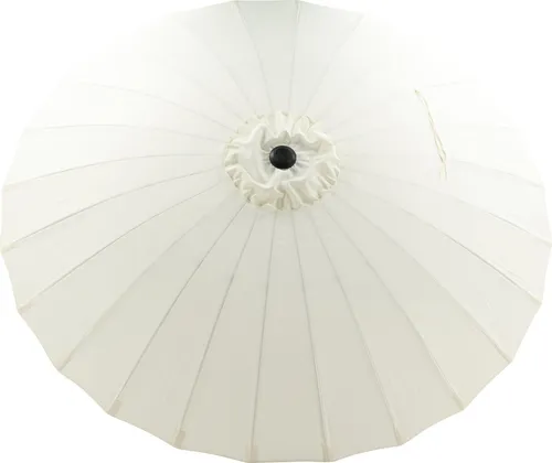 ebuy24 Palmetto Sonnenschirm mit Kippfunktion in Weiß von ebuy24
