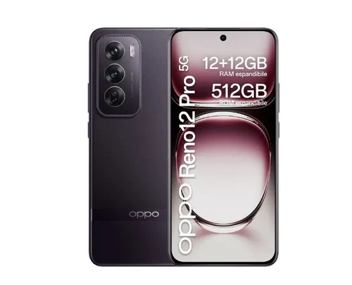OPPO Reno12 Pro 5G 512GB Nebula Schwarz Smartphone