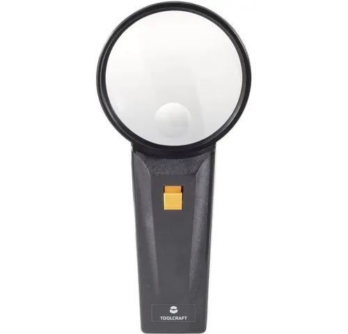 TOOLCRAFT Handlupe TOOLCRAFT 821031 821031 Handlupe mit LED-Beleuchtung Vergrößerungsfakt