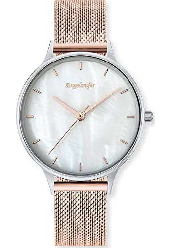 Engelsrufer ERWA-Pearl-MR-MS Uhr Damenuhr Edelstahl 5 bar Analog Rose
