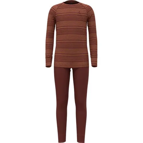 ODLO Kinder Unterwäschenset Set long ACTIVE WARM ECO SET in rot von ODLO