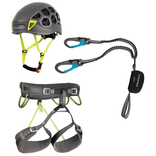 C.A.M.P. - Kit Ferrata Kinetic Rewind Pro Energy - Kletterset Gr L grau