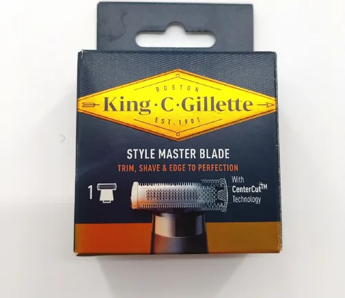 King C. Gillette Style Master Razor Blades for Men 4-Directional Metal Razor Blade Refill