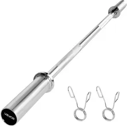VEVOR Langhantelstange 120 cm mit geriffeltem Griff von Vevor
