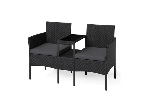 STEELSØN Gartenbank Velara mit Tisch von STEELSØN