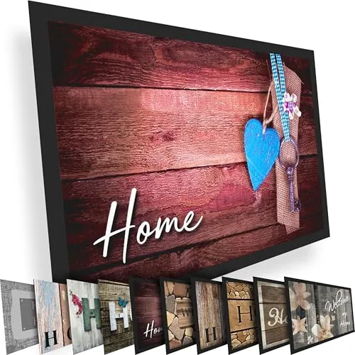 Valia Home Fußmatte 40x60 cm – Schmutzfangmatte für Innen & Außen, rutschfest mit hoher Saugkraft – vielseitige Designs, ideal für Haustür, Eingangsbereich, Flur & Balkon
