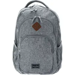 travelite Rucksack Basic Melange 22L Light Grey von travelite