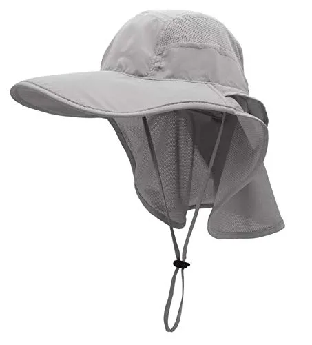 Sonnenhut Herren Damen UPF 50+ mit Nackenschutz – Faltbarer Outdoor-Hut für Abenteuer