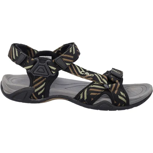 CMP Hamal Hiking Sandal nero-avena-sage (Größe 42) - Leichte und bequeme Wandersandalen für Herren, ideal für Outdoor-Aktivitäten und den Alltag. Mit anpassbarem Verschlusssystem und rutschfester Sohle für optimalen Halt.