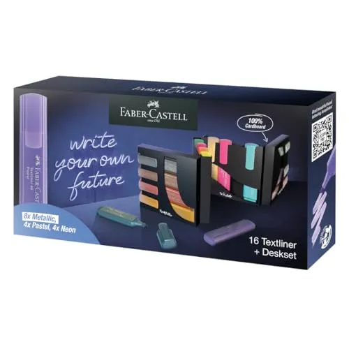 Textmarker TL 46 16er Deskset von Faber-Castell