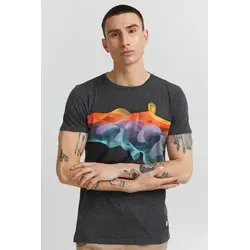 !Solid Print-Shirt SDPedro T-Shirt mit Print grau XL