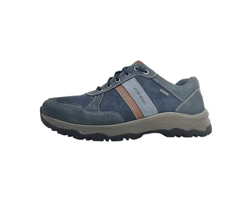 Josef Seibel Leroy 56 Herren Schnürschuhe in Blau, Größe 42 - Schnürer für Herren aus hochwertigem Nubukleder, wasserabweisend und mit flexiblem, rutschfestem Profil. Ideal für Freizeit und Alltag mit herausnehmbarem Fußbett für individuelle Einlagen.