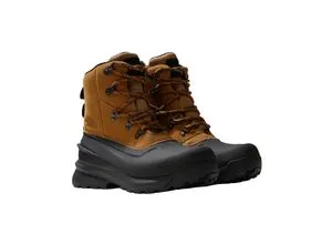 THE NORTH FACE Chilkat V Lace WP Herren Stiefel - Utility Brown/TNF Black, EU 44 - Wasserdichte Wanderschuhe mit recycelter Heatseeker ECO-Isolierung für außergewöhnliche Wärme, ideal für Winterabenteuer und nasse Bedingungen.