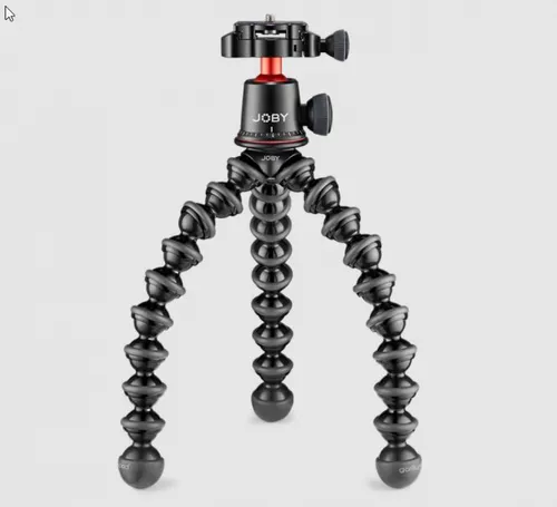 Joby GorillaPod® 3K PRO Bausatz - Vielseitiges Stativ für kreative Fotografie, flexibel einsetzbar und ideal für Kameras bis 3 kg.