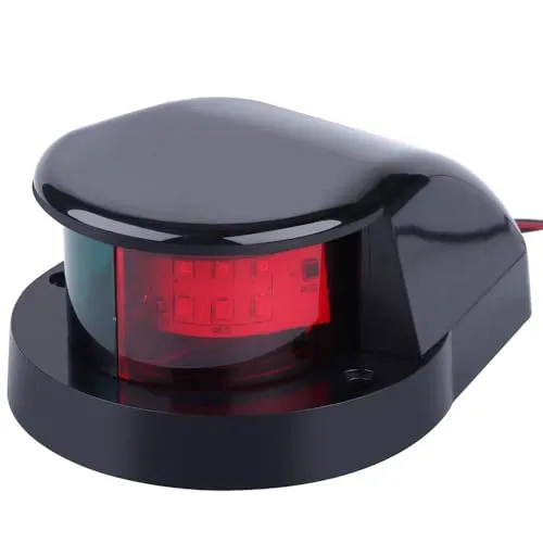 MiOYOOW Navigationslichter für Boote, IP67 Wasserdicht, Rote und Grüne Kajaklichter, LED Kabinenlichter Signallicht für Kajak, Boote, Yacht, Kanus