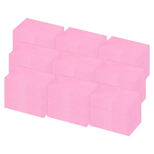FUSSELFREIE Remover CLEAN PADS pink 640 Stück Zellstofftupfer Nägel Maniküre