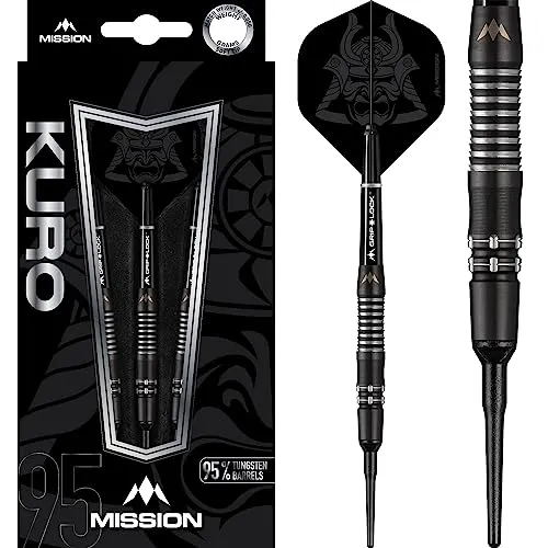 Mission Kuro Black M2 95% Softdarts 19 Gramm