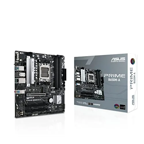 ASUS Prime B650M-A CSM Mainboard - Mainboard für AMD Ryzen 7000, bietet ultraschnelle M.2 PCIe 5.0 Konnektivität und umfassende Kühlung für optimales Overclocking.