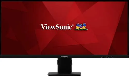 ViewSonic VA3456-MHDJ Monitor - 34 Zoll WQHD IPS-Panel mit Höhenverstellung und 75 Hz für flüssige Bilder