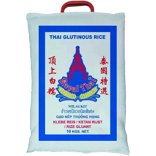 Klebreis 10kg Thailand, Klebereis Glutinous Siam Pure Rice, Sticky Thai Rice